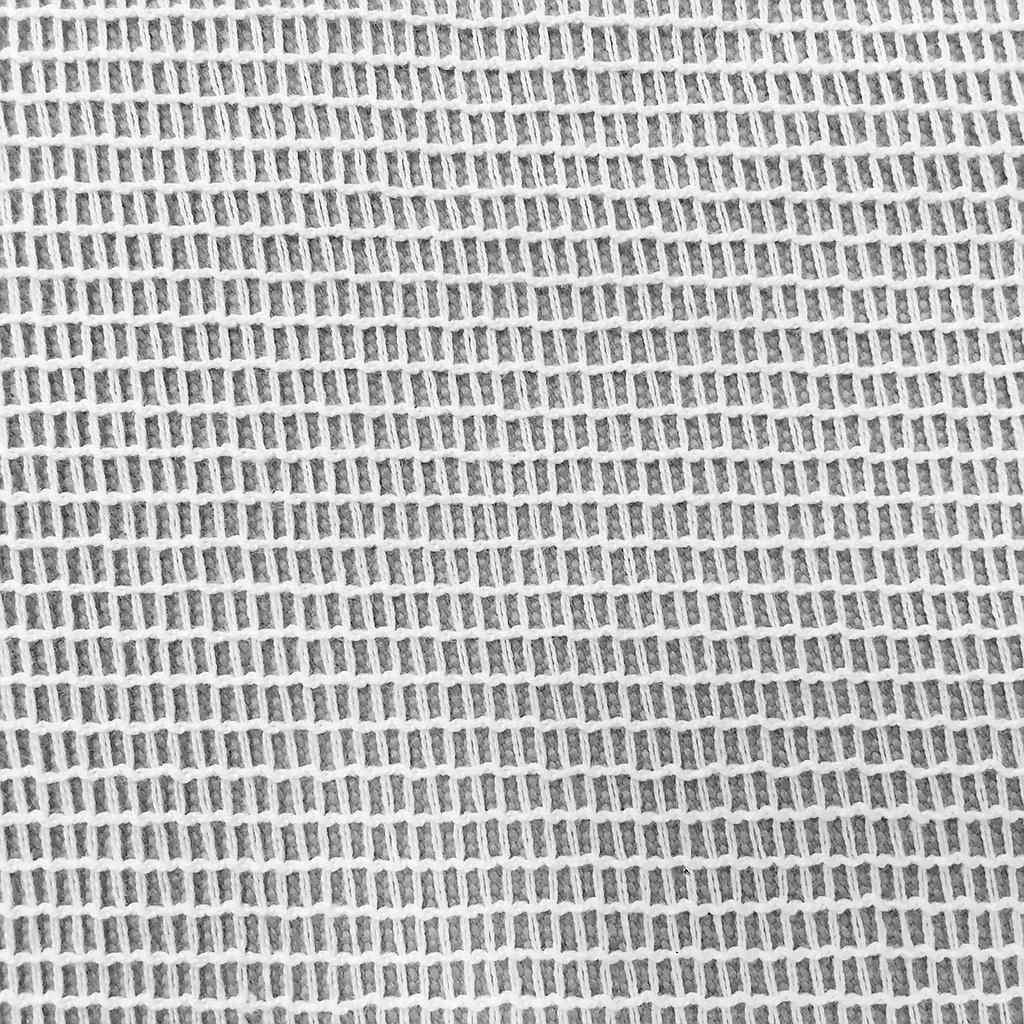 White Sharkstooth Scrim Cotton - FR | S&K Theatrical Draperies